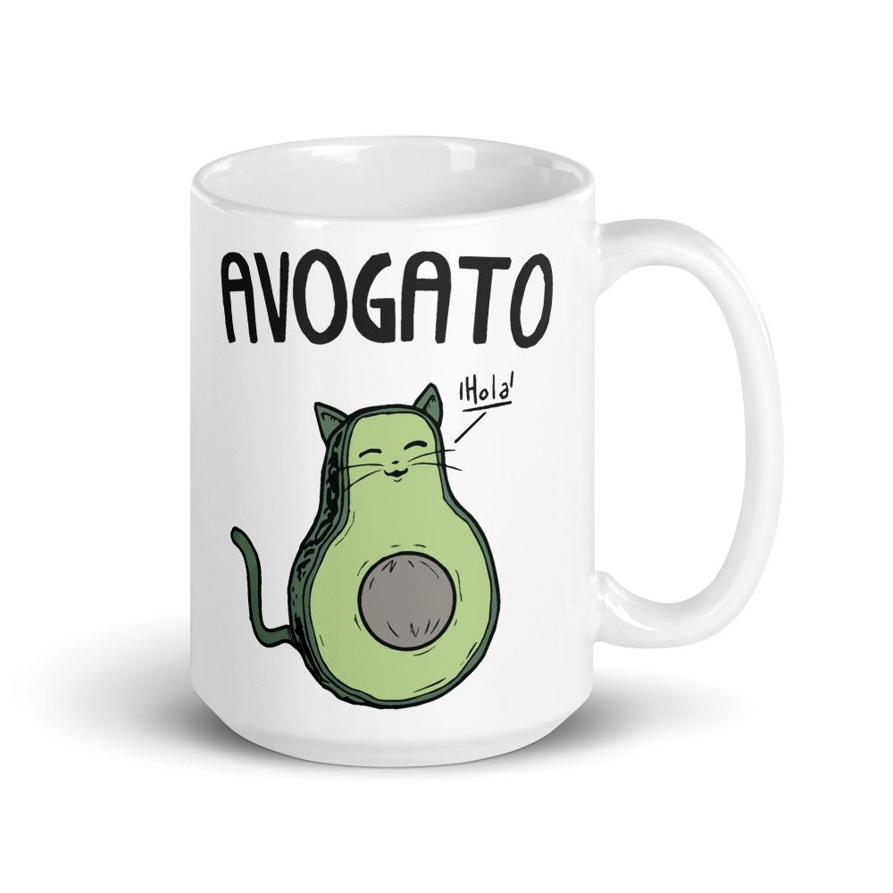 Avocat Mug LulaMeow 15oz 