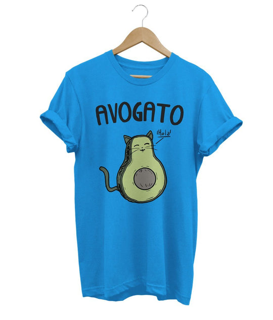 Avocat T-Shirt LulaMeow Blue S 