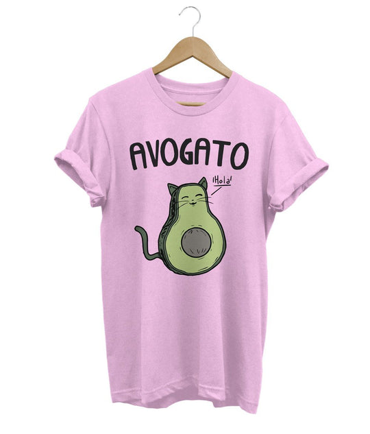 Avocat T-Shirt LulaMeow Pink S 