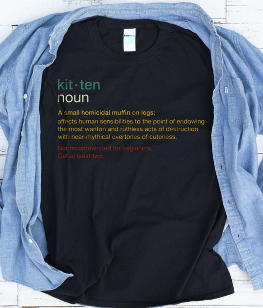 Kitten Noun T-Shirt LulaMeow 