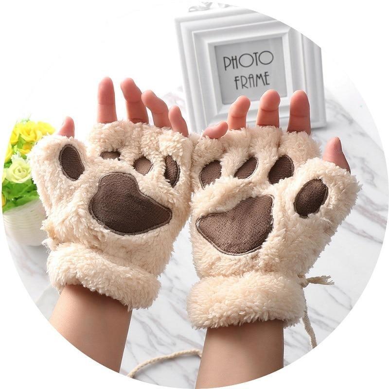 Lula Paw Gloves LulaMeow beige One Size 