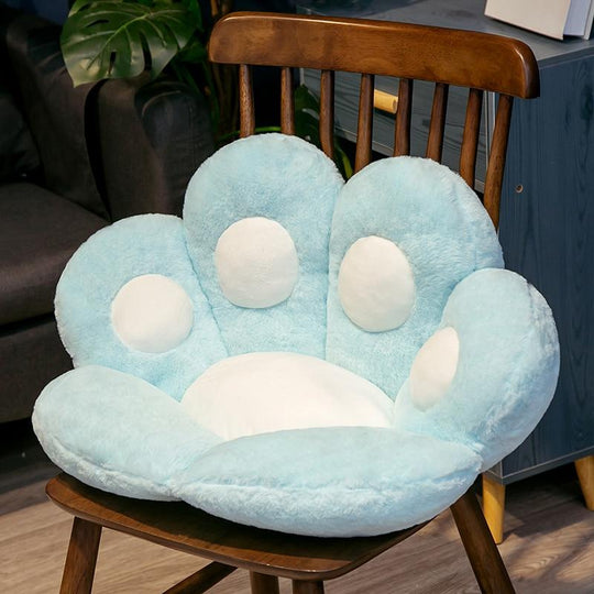 Lula Paw Seat Cushion LulaMeow Blue 70x60cm 