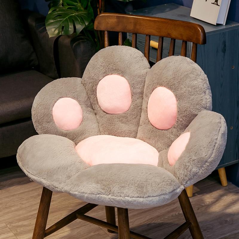 Lula Paw Seat Cushion LulaMeow Gray 70x60cm 