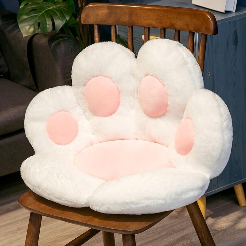 Lula Paw Seat Cushion LulaMeow White 70x60cm 