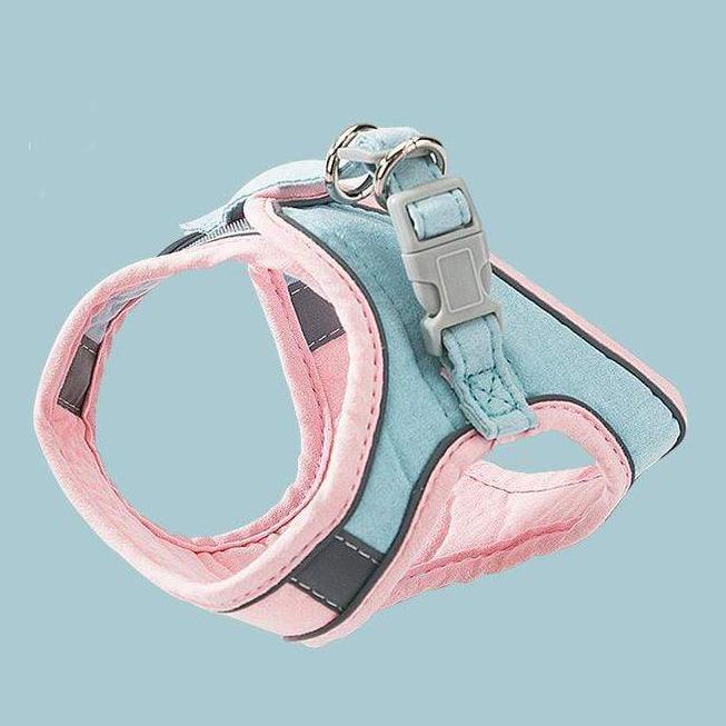 Lula Travelers Harness & Leash Harness LulaMeow Pink S 