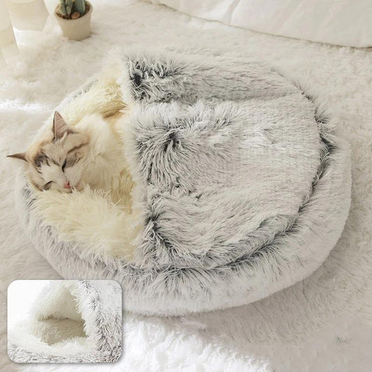 LulaMeow Calming Bed Toys LulaMeow Grey S 