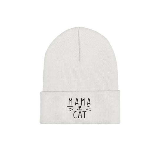 Mama Cat Beanie Beanie LulaMeow White 