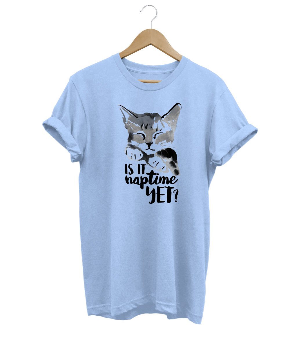 Naptime T-Shirt LulaMeow SkyBlue S 