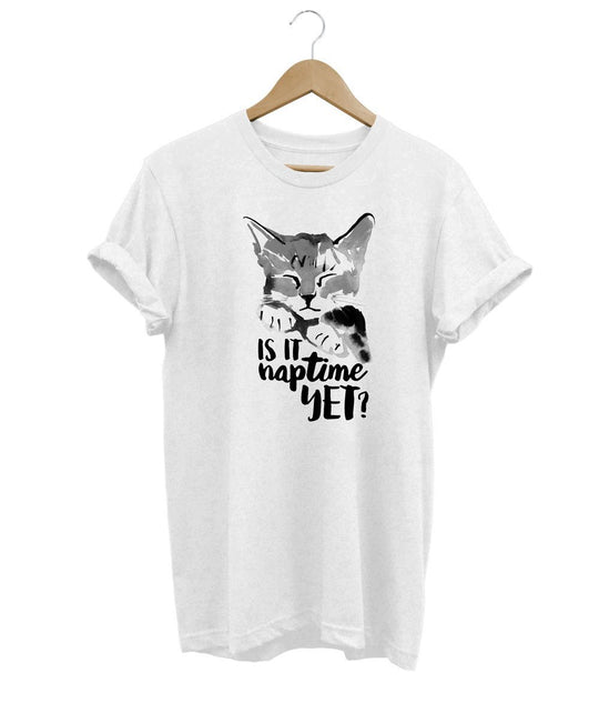 Naptime T-Shirt LulaMeow White S 