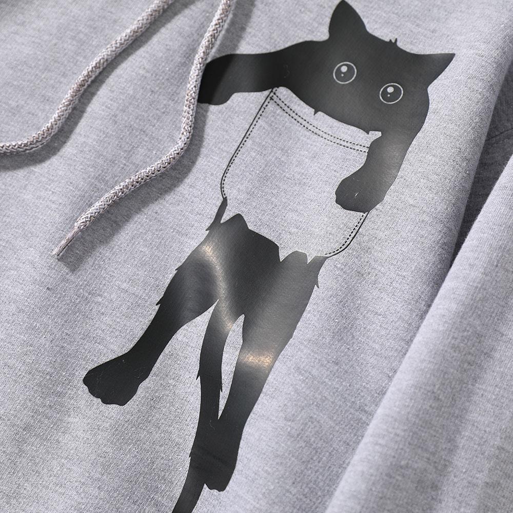 Pocket Cat Hoodie Hoodie LulaMeow 