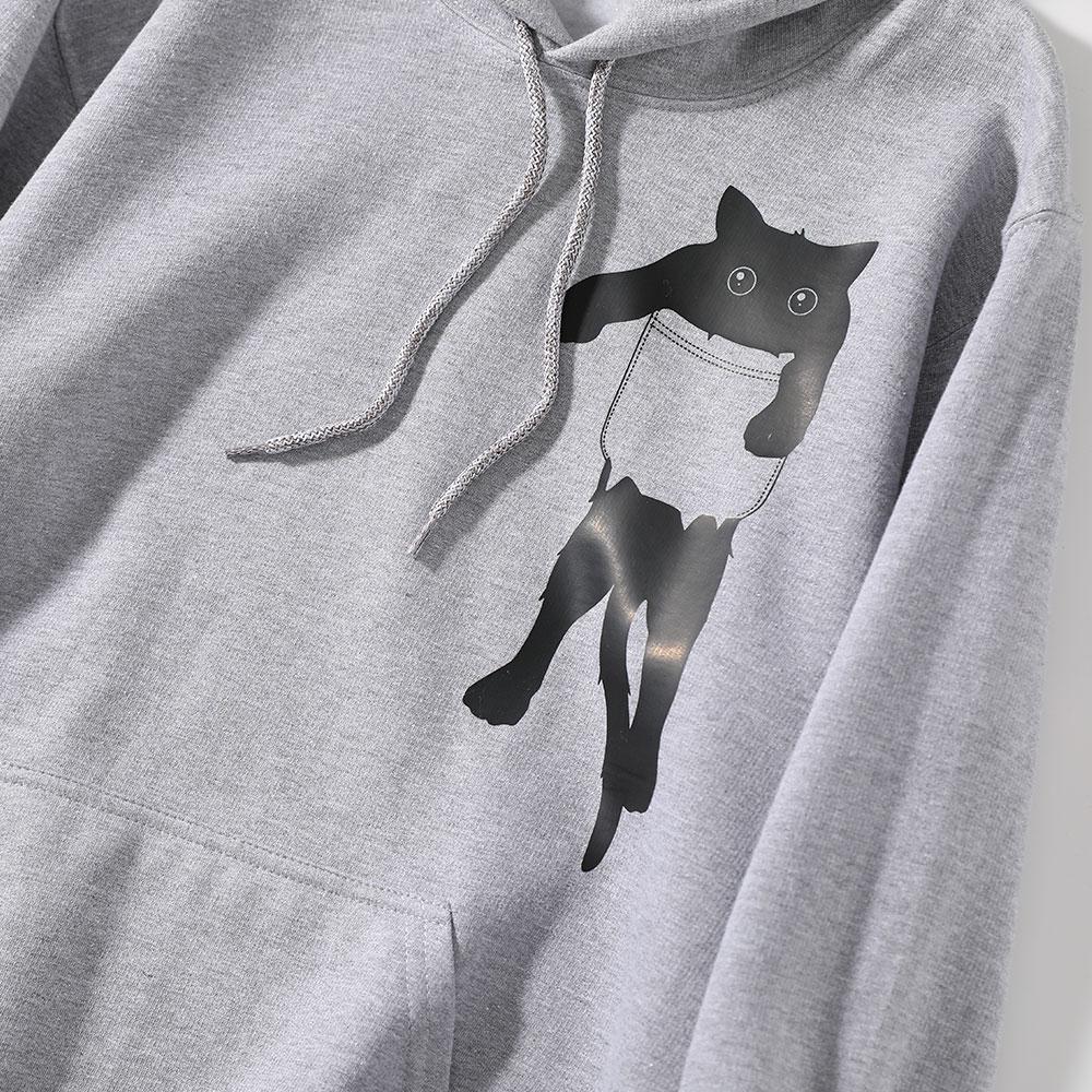 Pocket Cat Hoodie Hoodie LulaMeow 