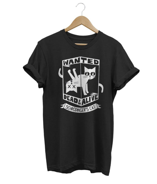 Schrödinger's Cat T-Shirt LulaMeow Black S 