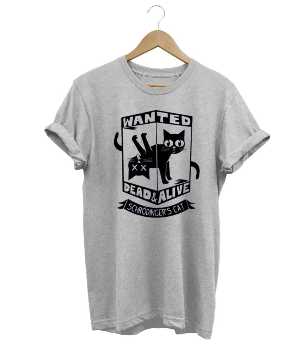 Schrödinger's Cat T-Shirt LulaMeow Grey S 