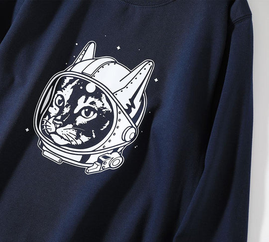 Space Cat Sweatshirt Sweatshirt LulaMeow 