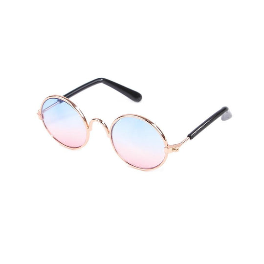 Sunglasses Toys LulaMeow round Gradient blue 